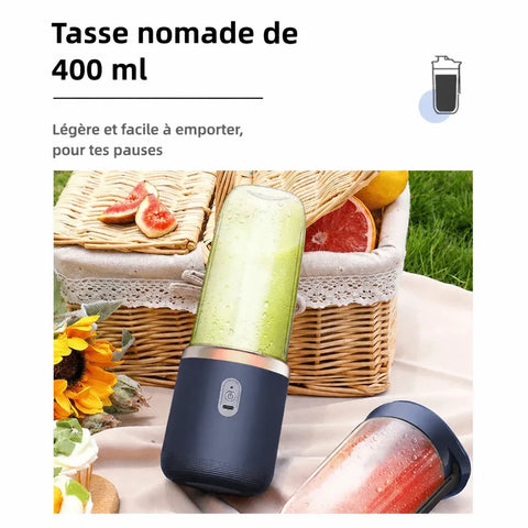 [Scale AI] lifestyle, Mixeur portable 6 lames avec 2 tasses
